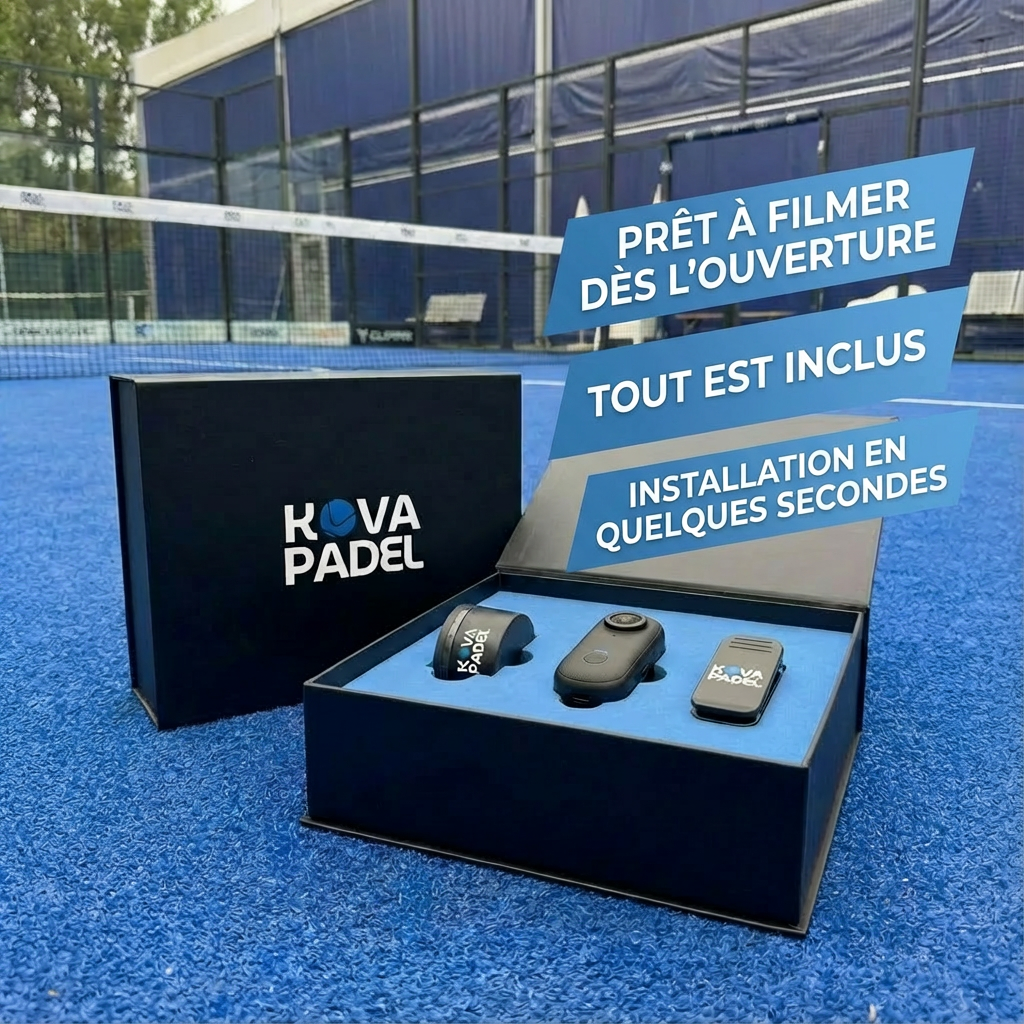 Caméra POV 1080p FHD pour Padel