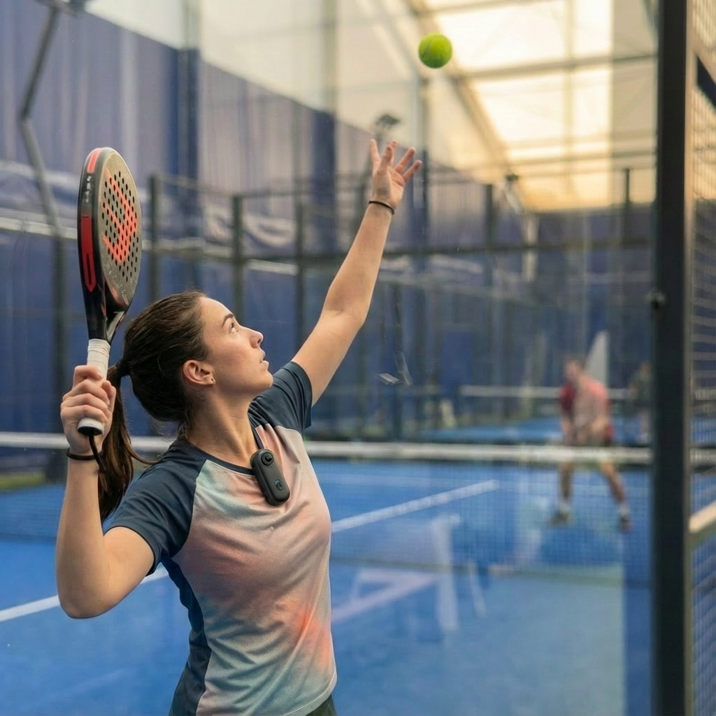 Caméra POV 1080p FHD pour Padel